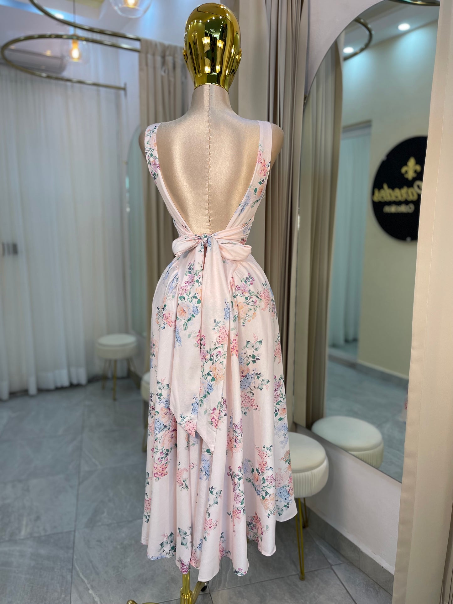 VESTIDO MIDI EST. FLORES BLUSH