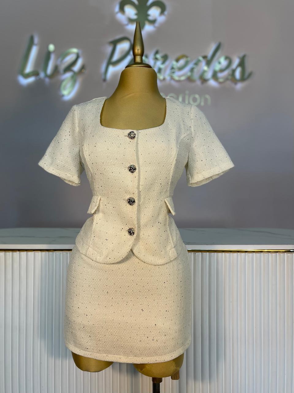 SET BLANCO CRISTALES