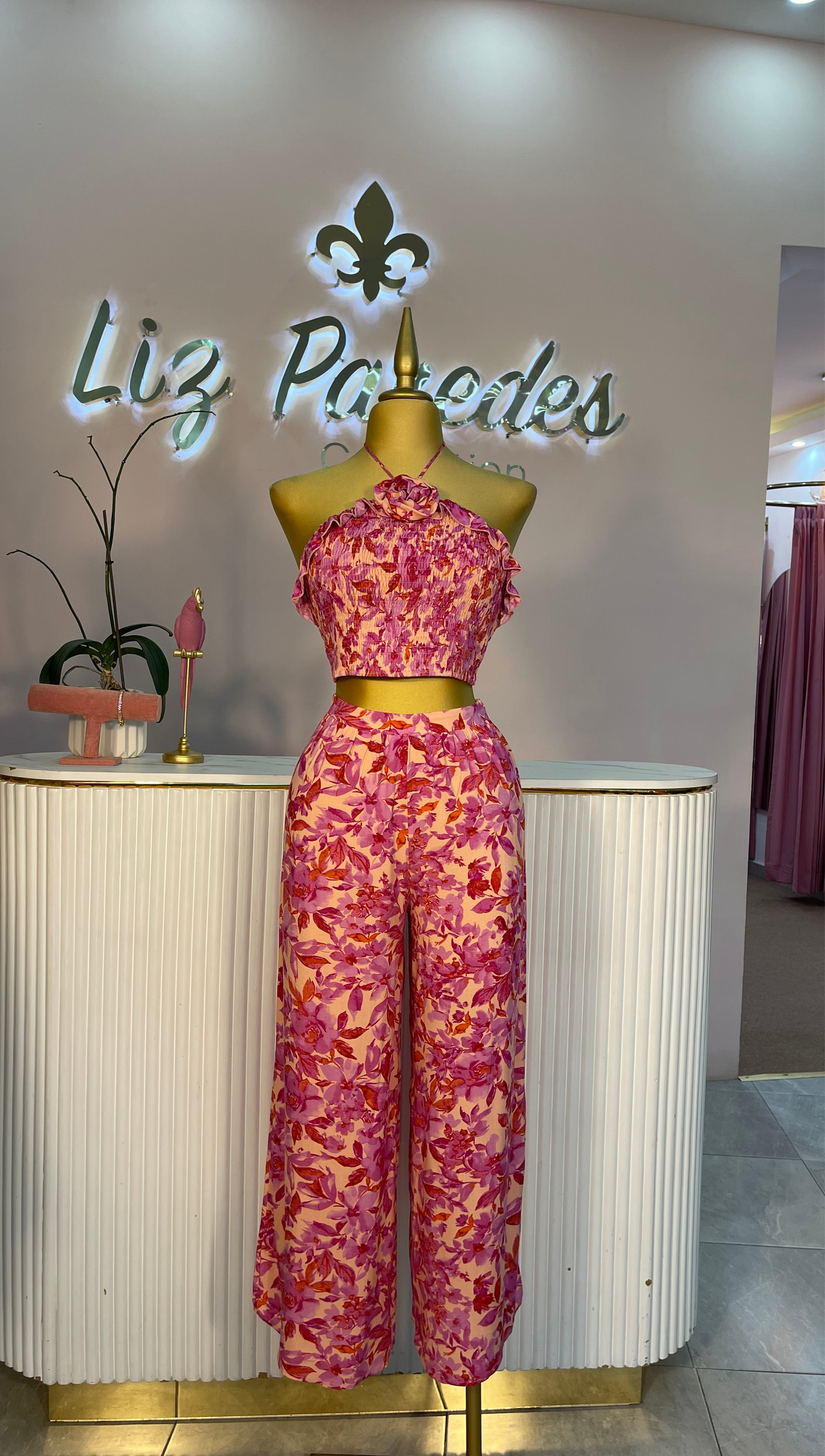 SET ESTAMPADO FLOR