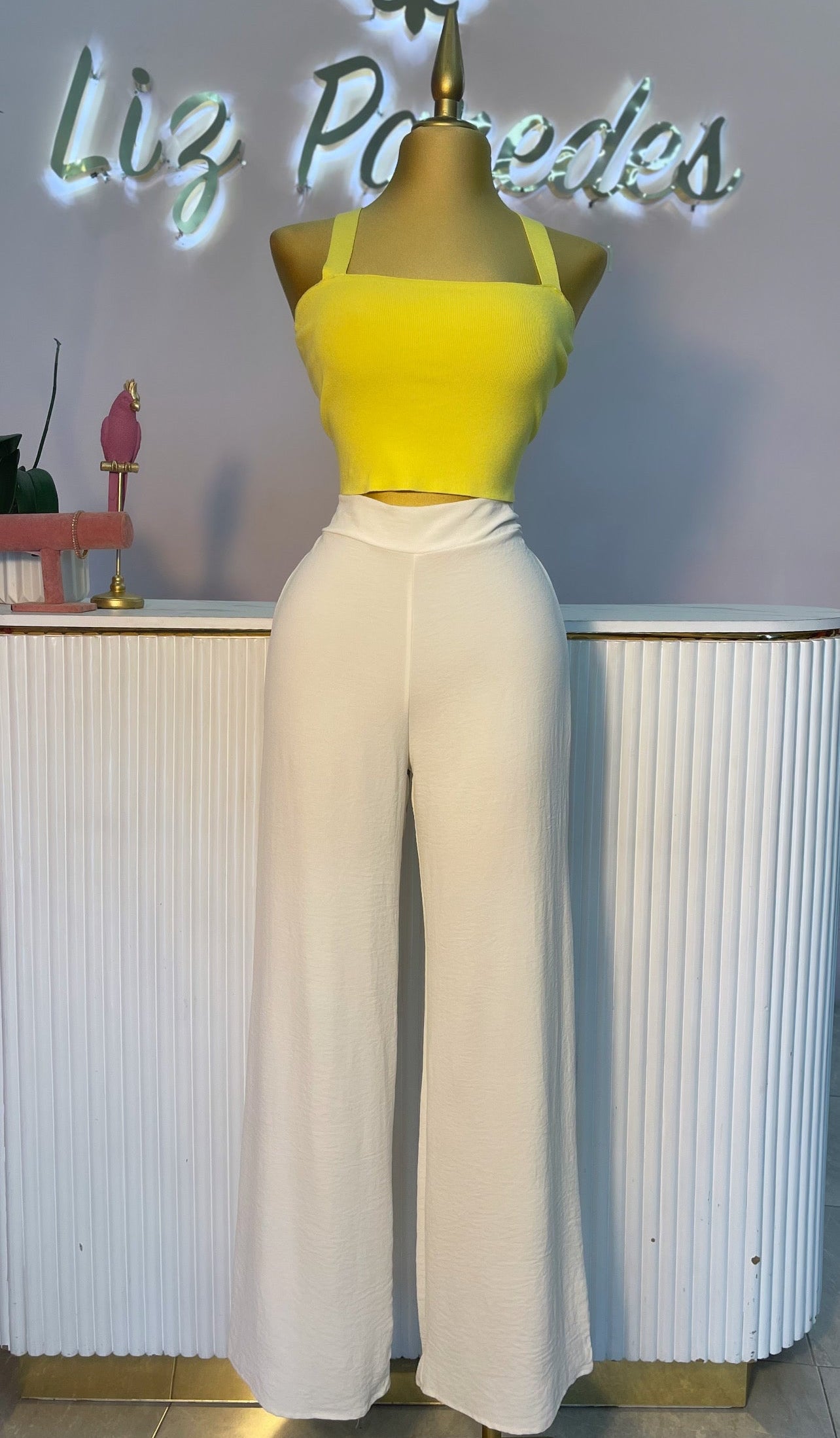 PANTALON BLANCO GASA