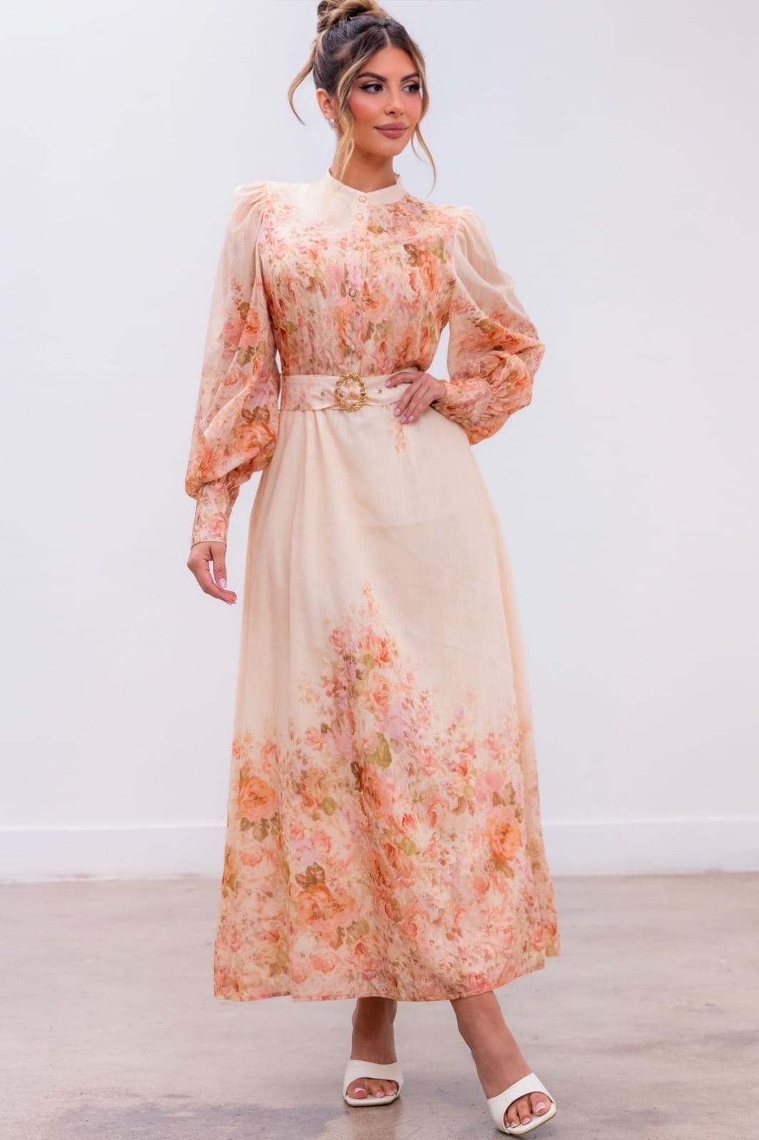 VESTIDO MAXI FLORAL