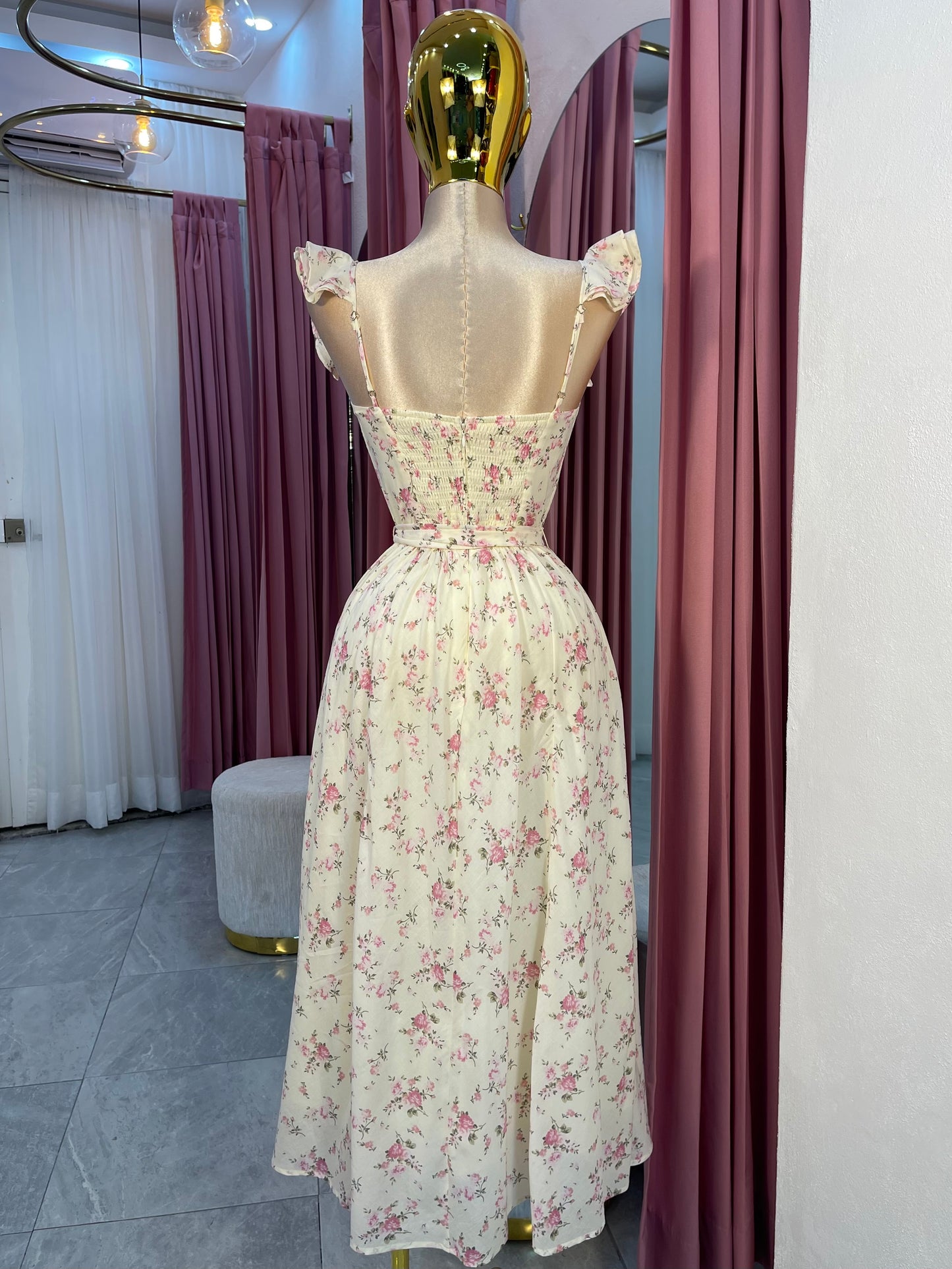 VESTIDO MIDI COPAS