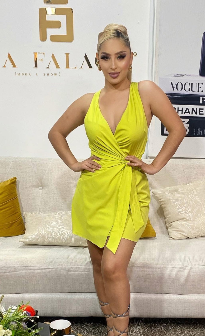 VESTIDO MINI TIRANTE