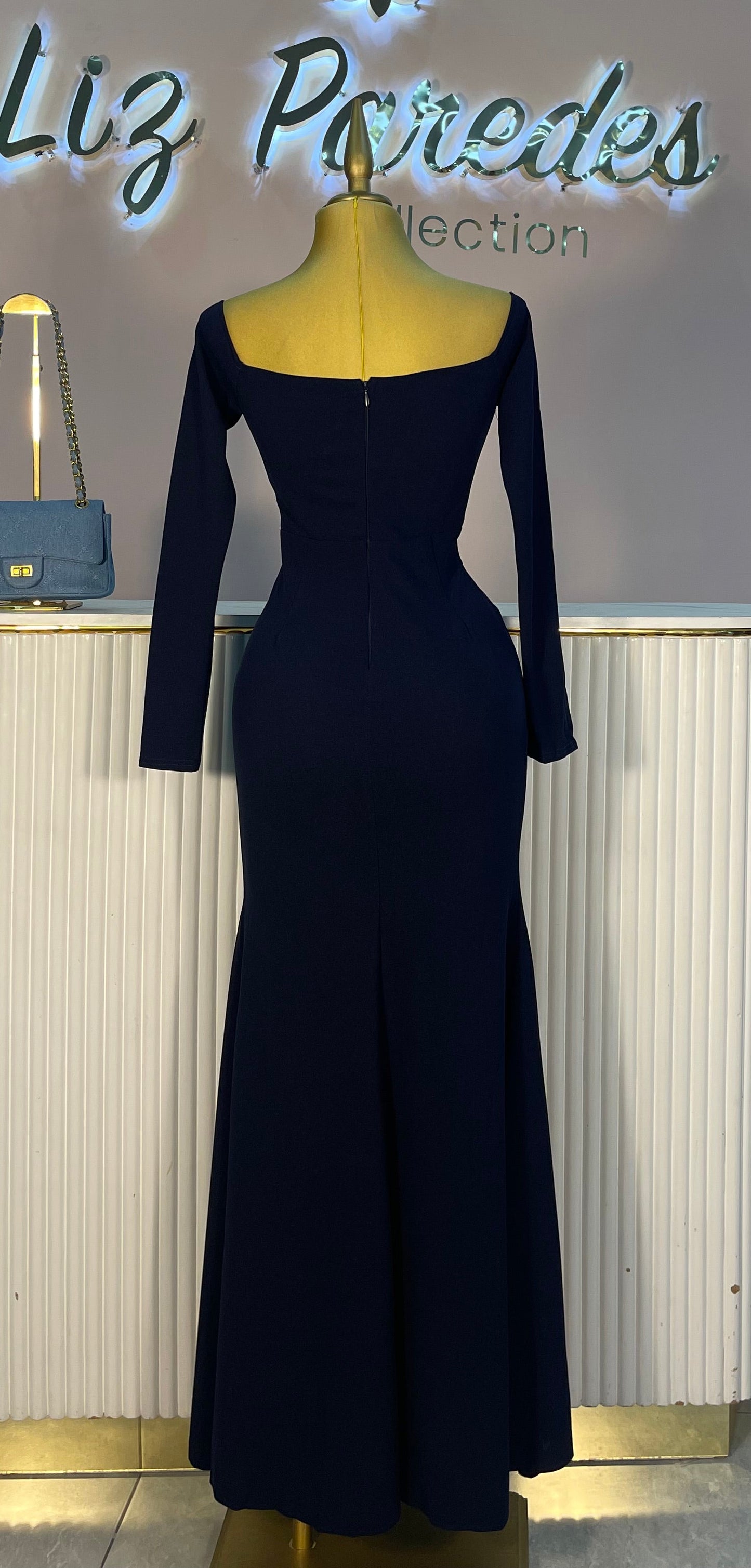 VESTIDO ESC. CORAZÓN MANGA LARGA