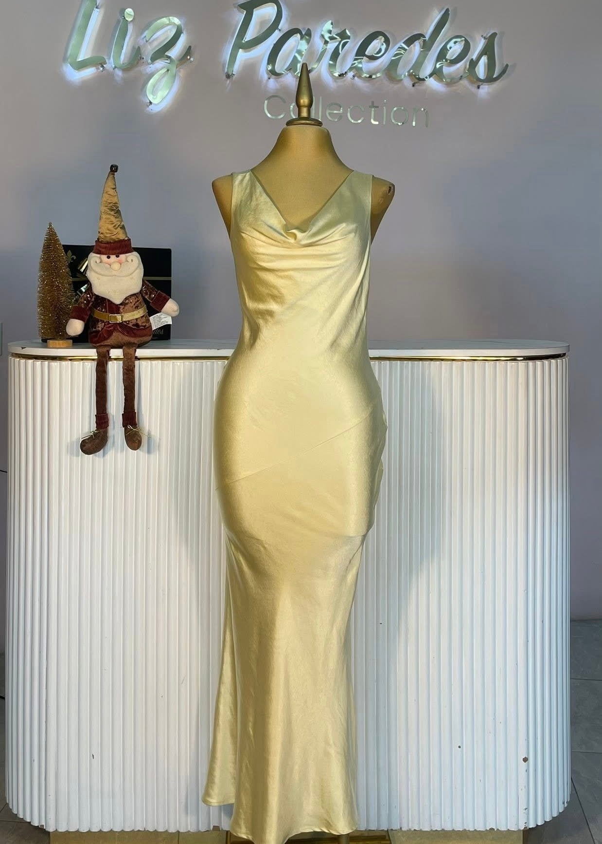 VESTIDO MAXI AMARILLO