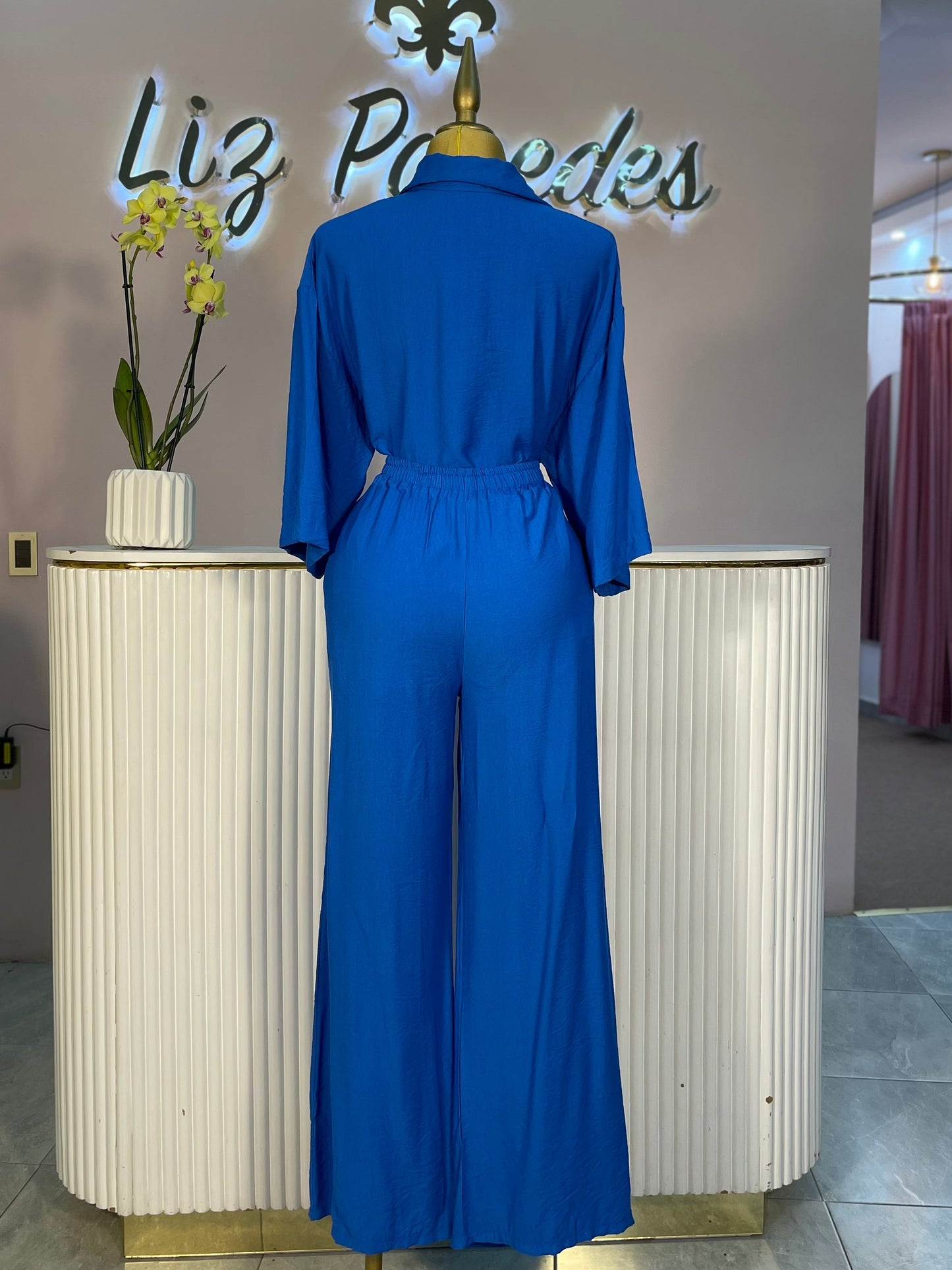 SET AZUL OVER SIZE