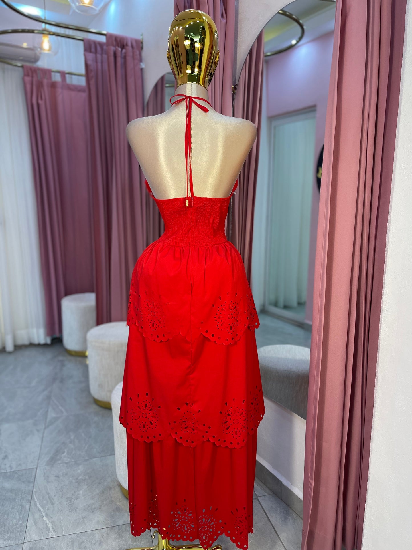 VESTIDO MAXI BORDADO