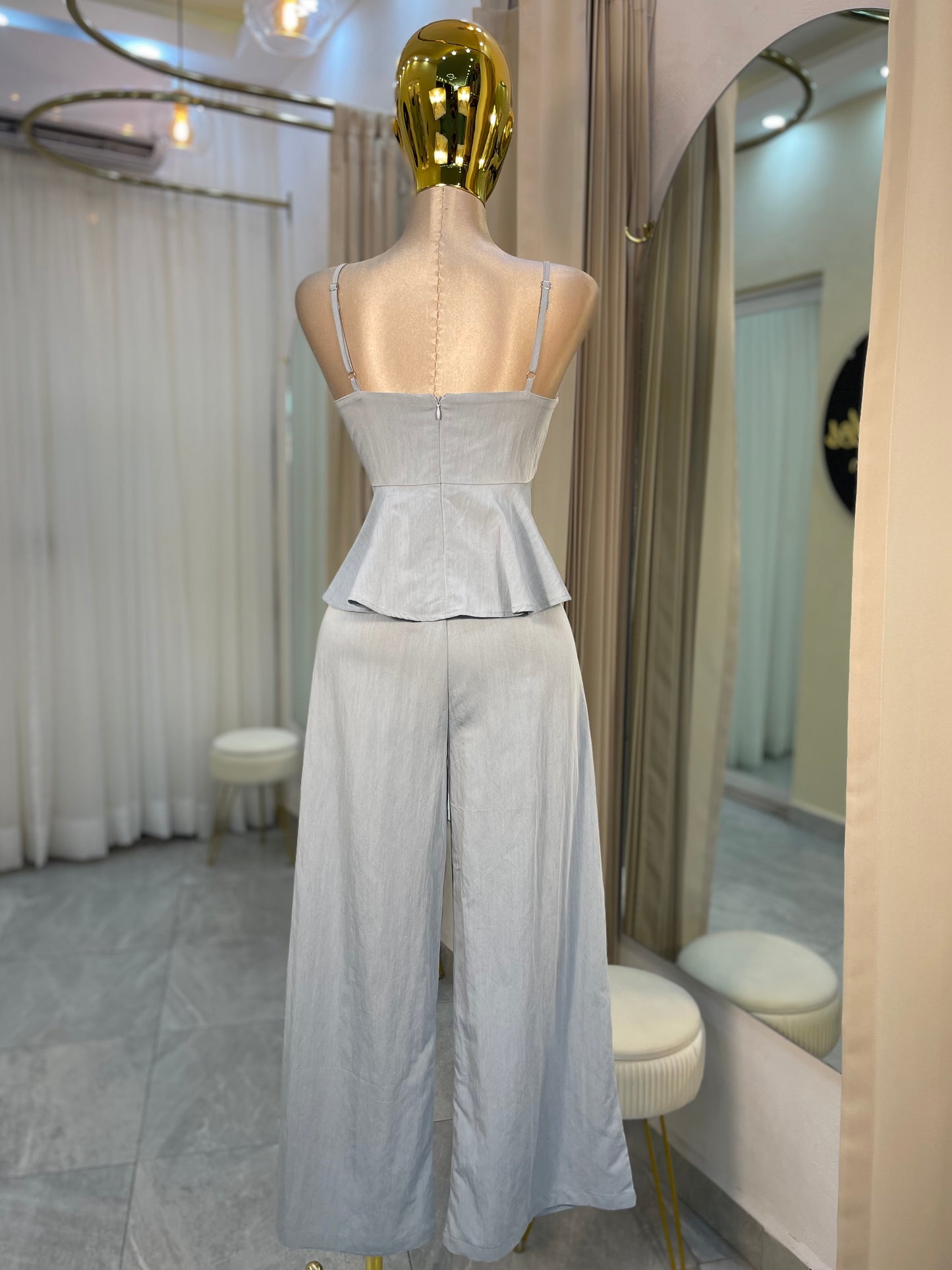 SET PEPLUM LINO