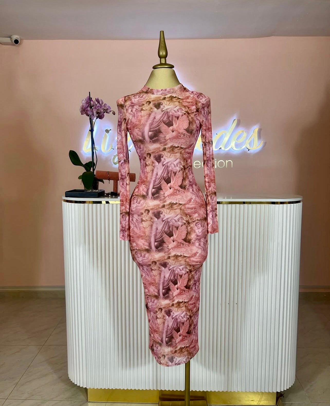 VESTIDO-MAXI MESH ANGELES