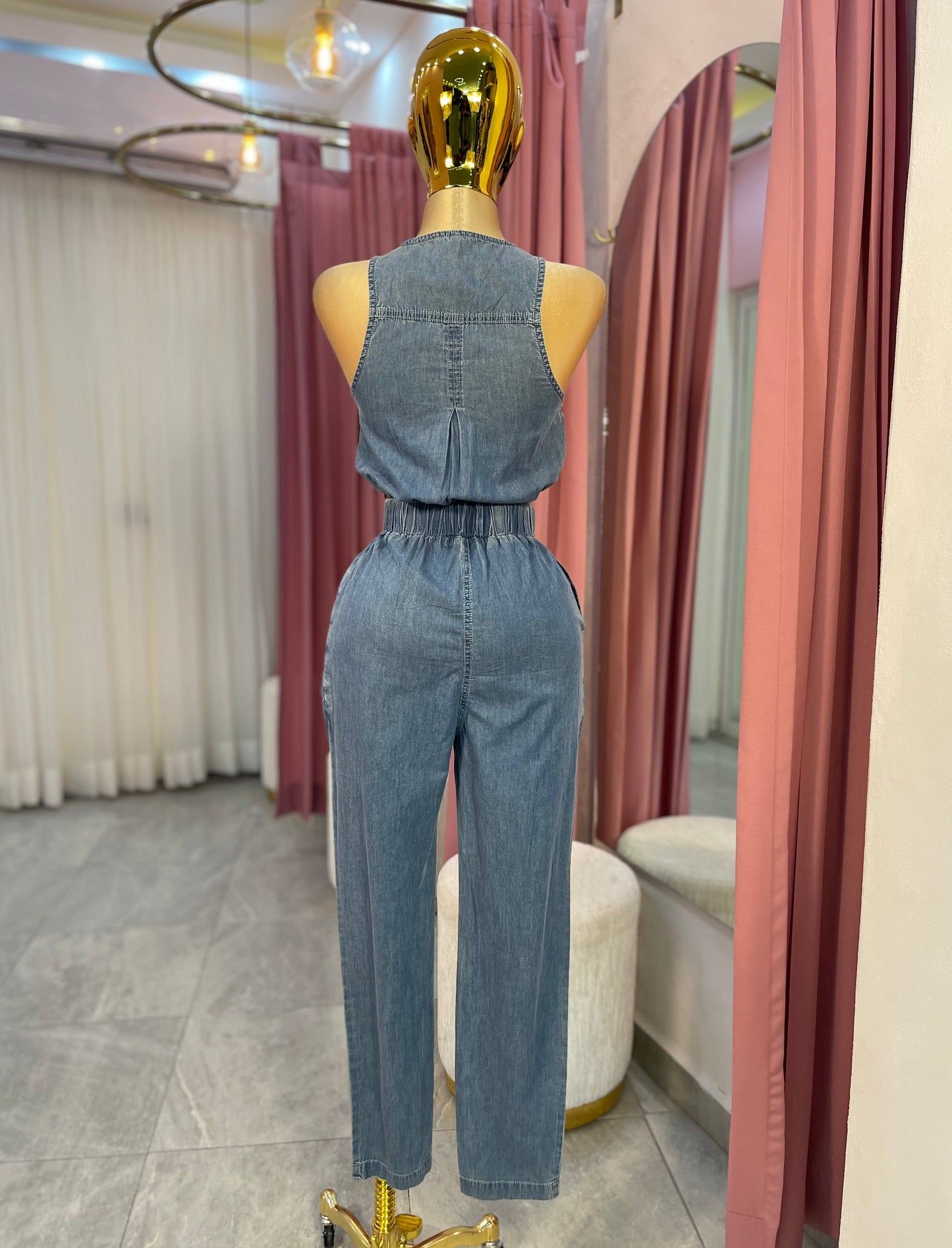 JUMPSUIT DENIM BOTONES