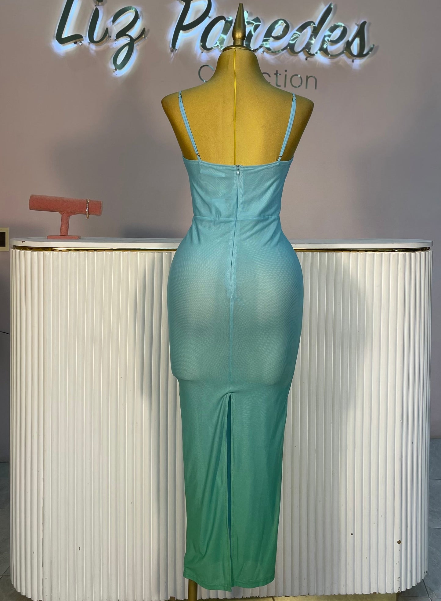 VESTIDO MESH DEGRADADO
