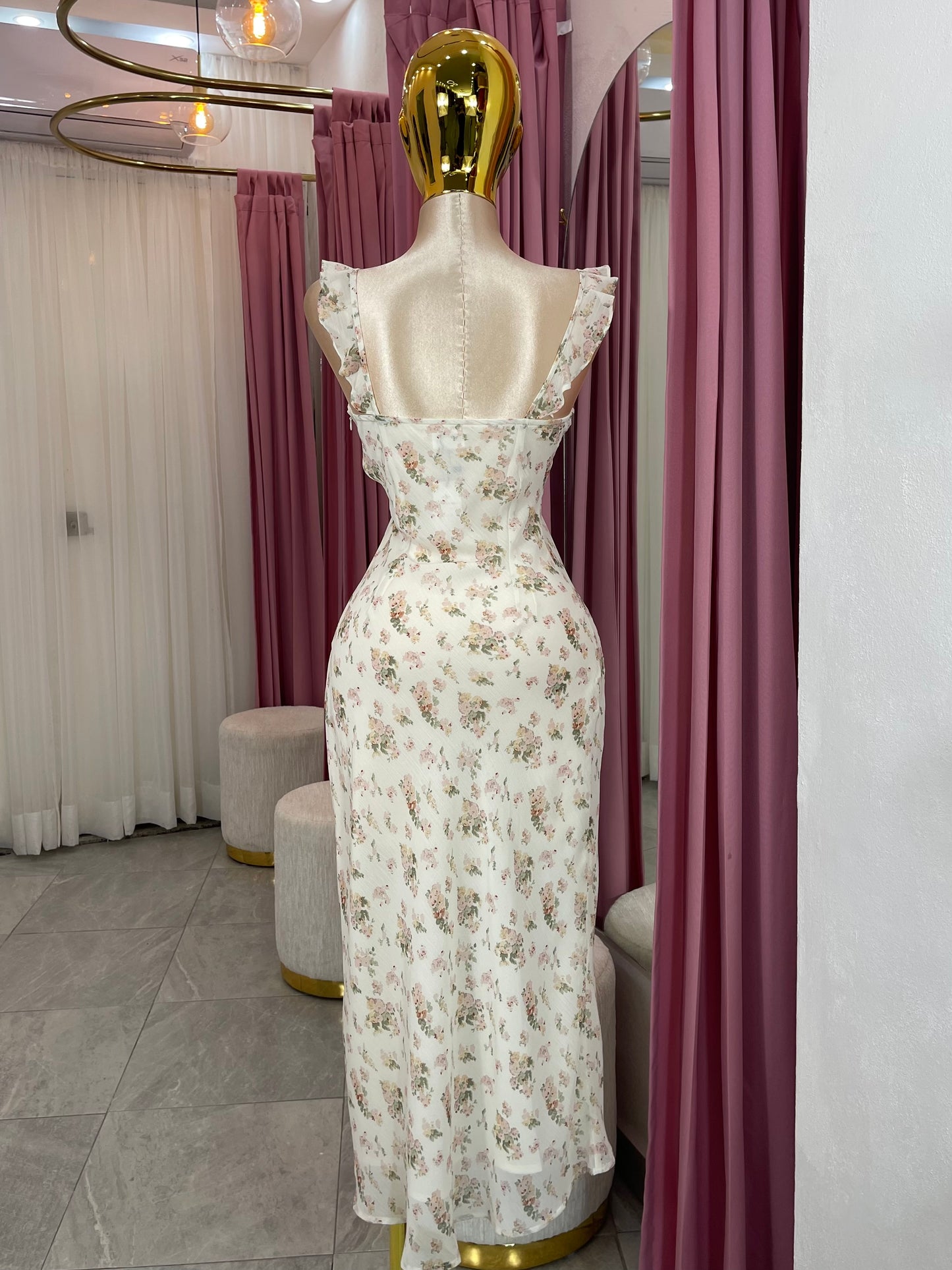 VESTIDO MIDI ESTAMPADO
