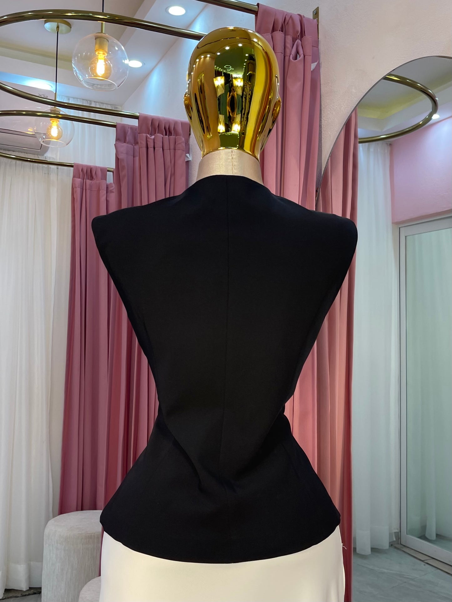 BLUSA BOTÓN DORADO