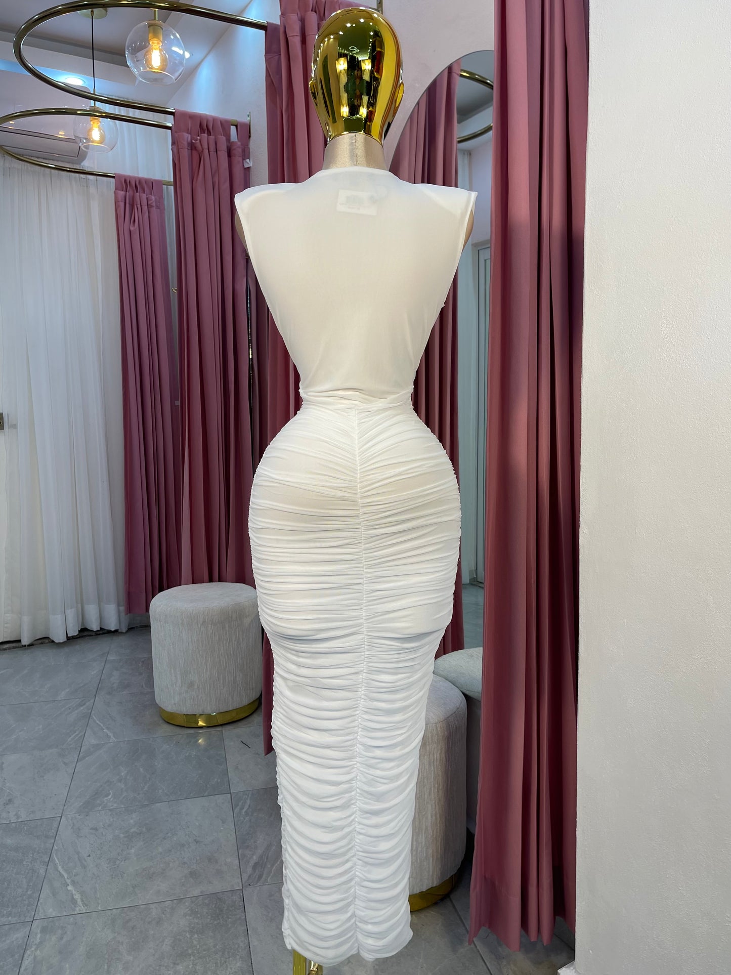 VESTIDO MAXI MESH