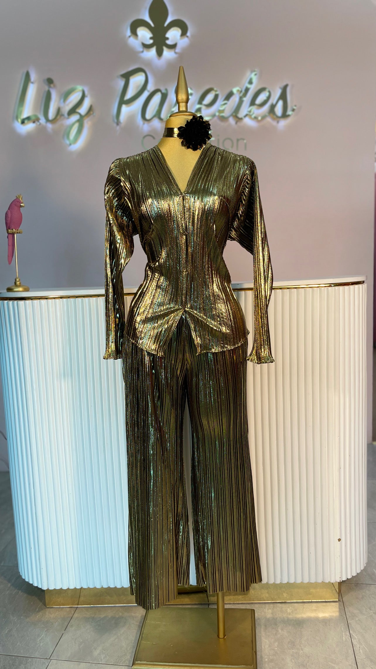 SET DORADO MANGA LARGA