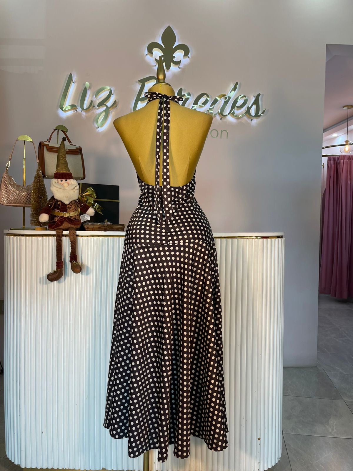 VESTIDO MAXI LUNARES