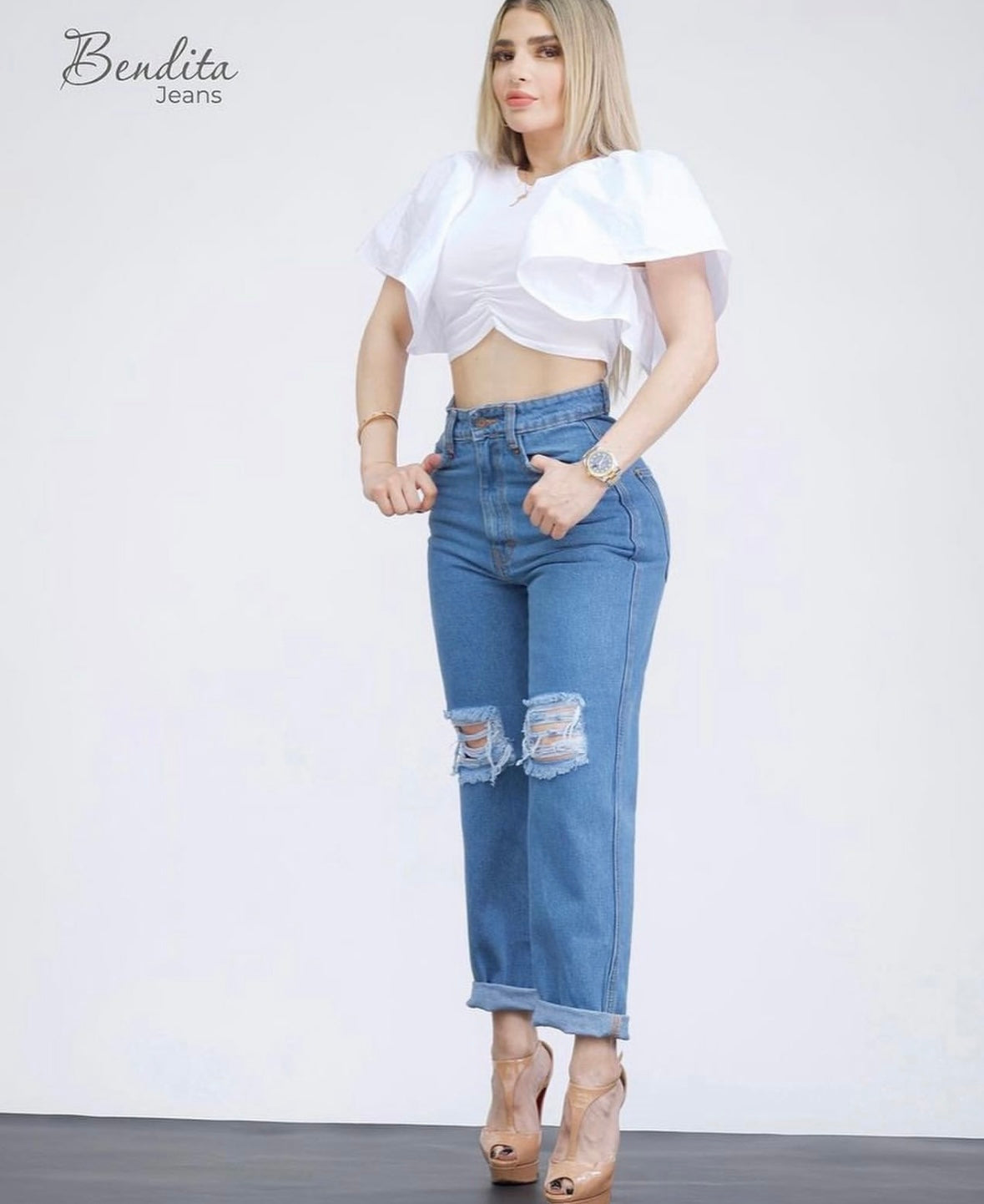 PANTALON MOM BENDITA