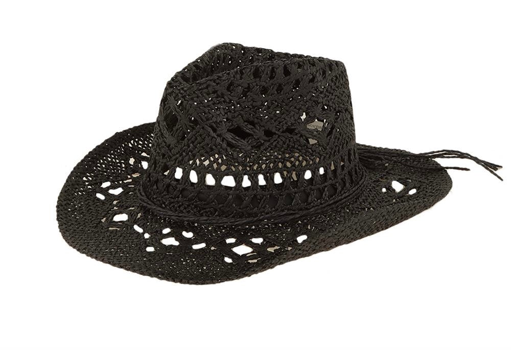 SOMBRERO DE SOL VAQUERO TRENZADO DE PAJA