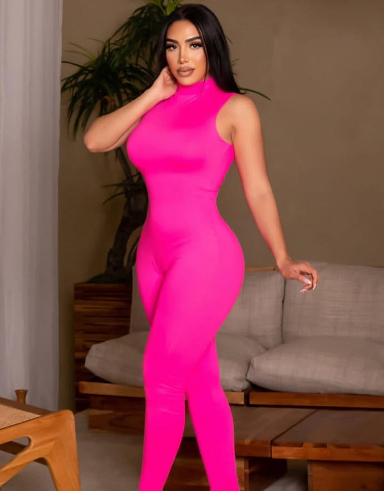 JUMPSUIT ALGODON CUELLO REDONDO