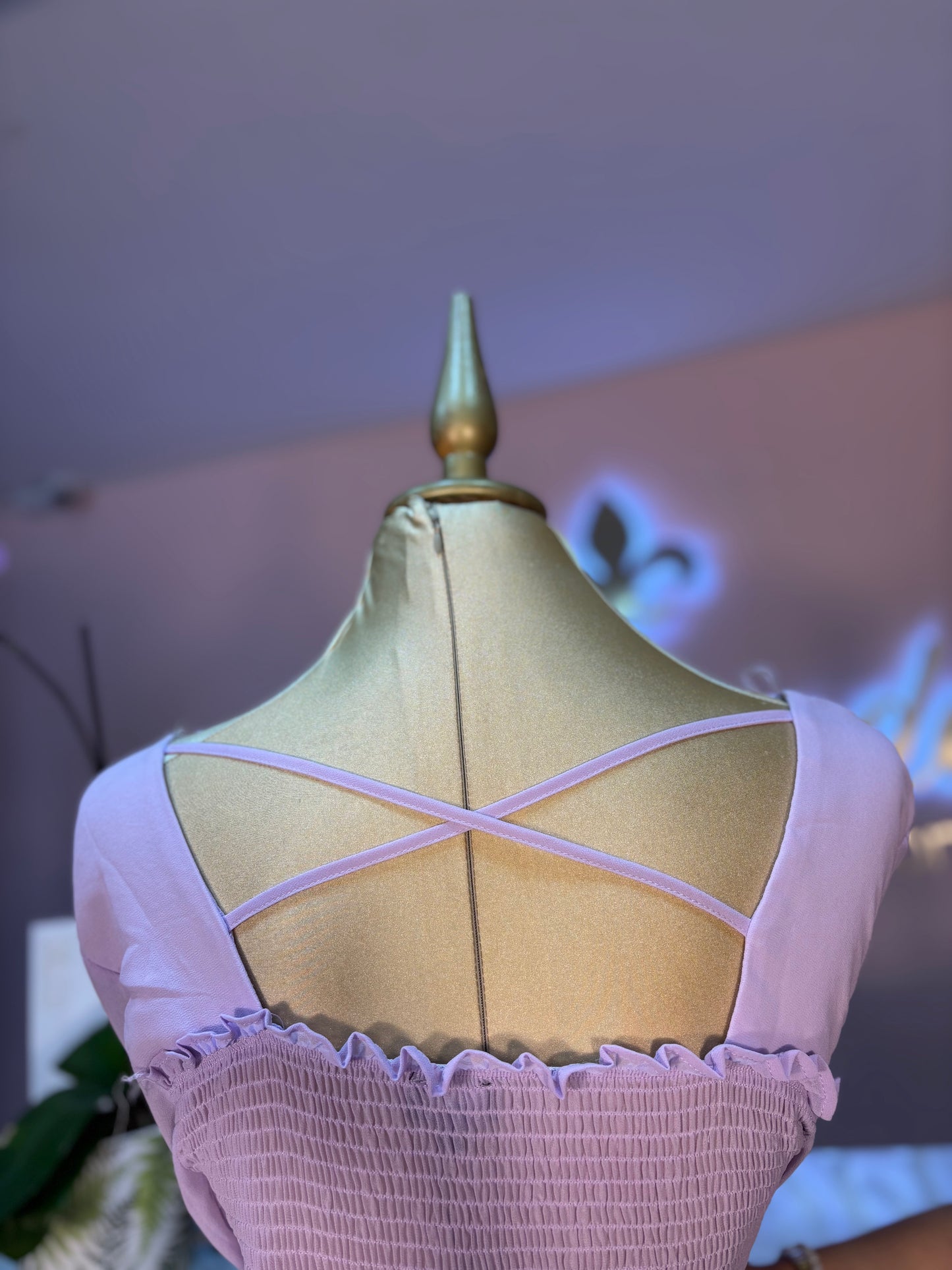 BLUSA LILA MANGA LARGA