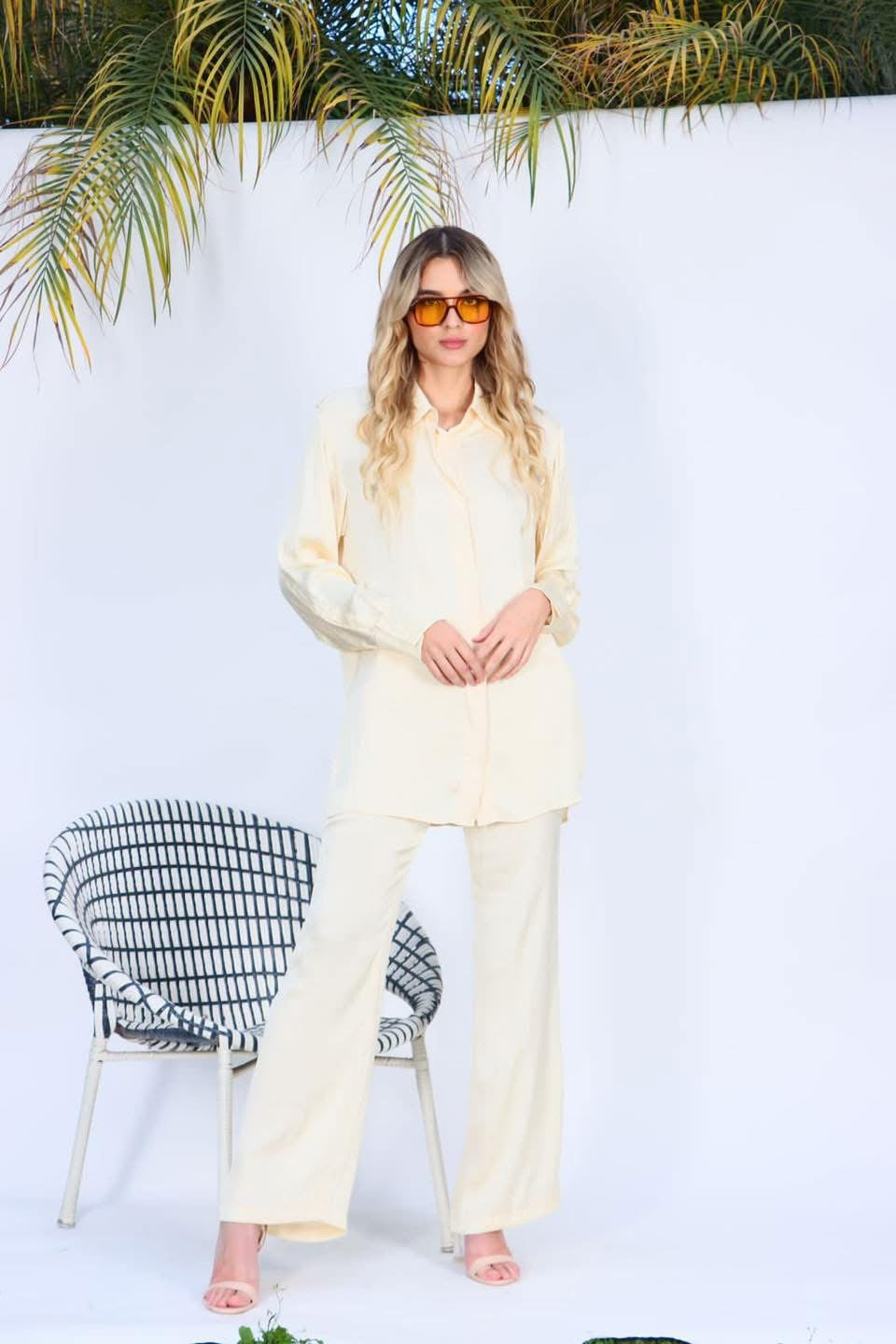 SET SATÉN CHAMPAGNE