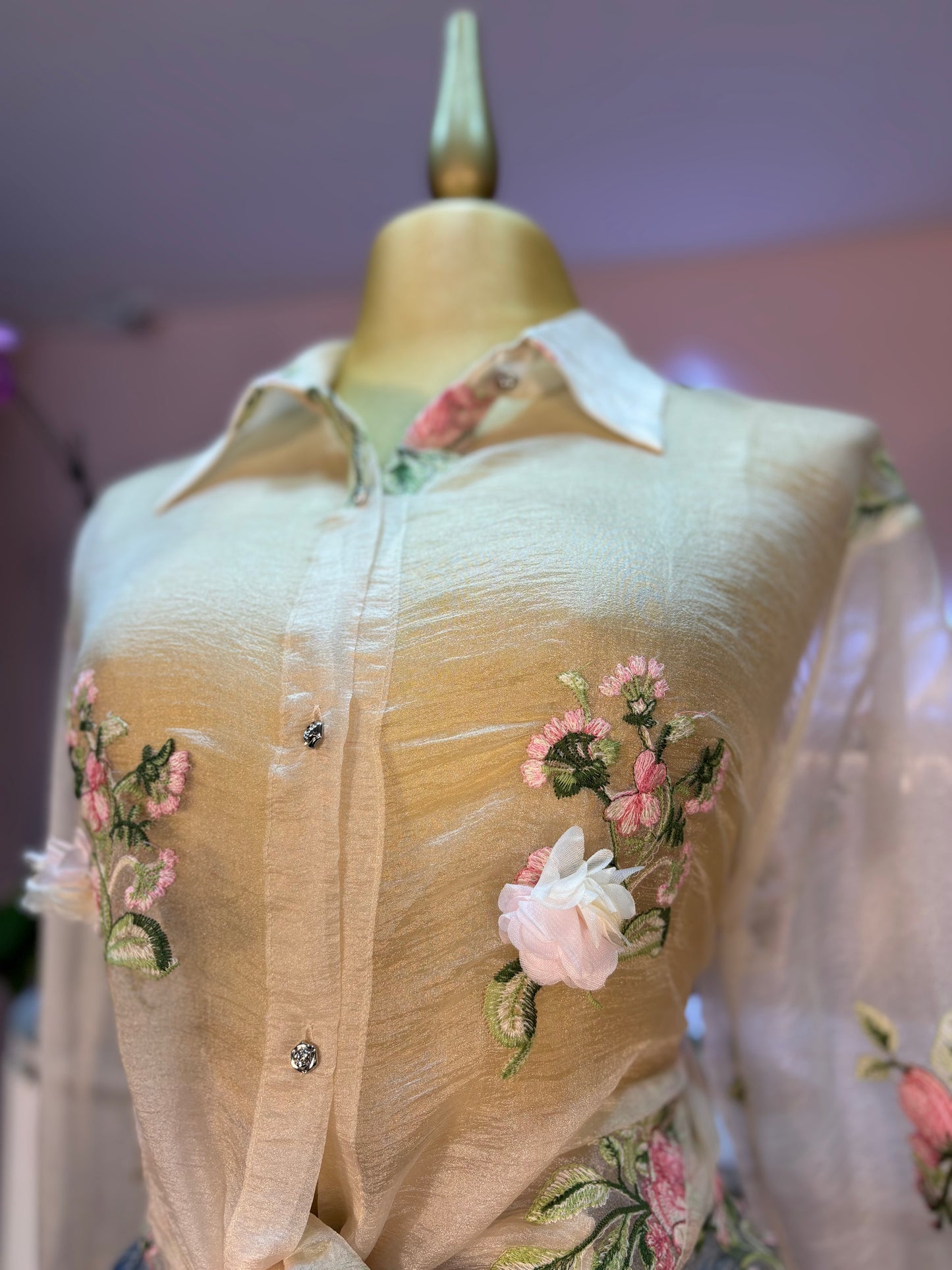 CAMISA OVERSIZE FLOR