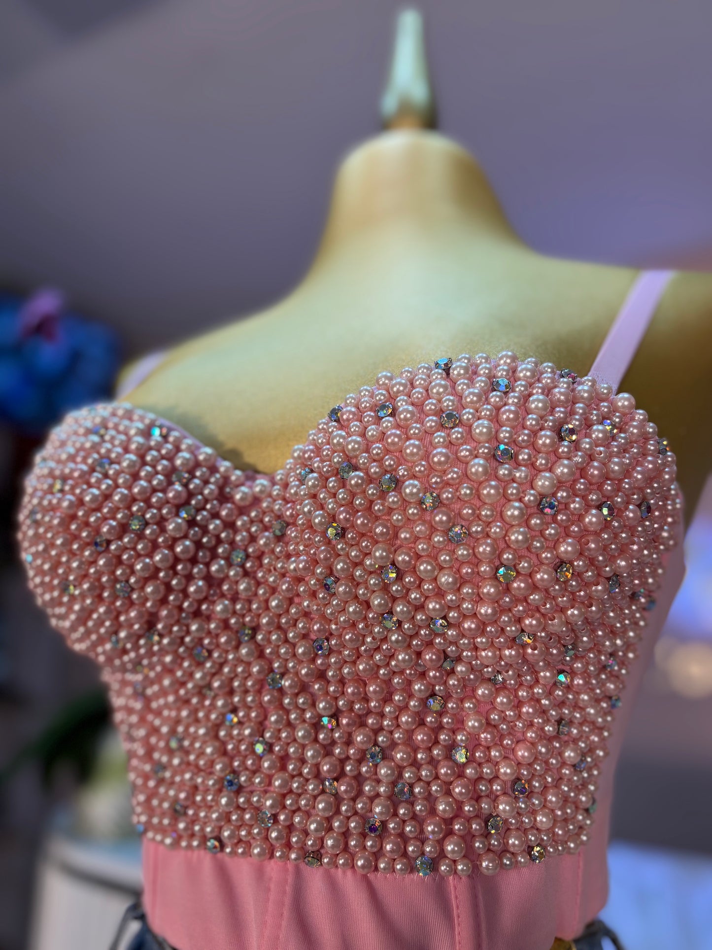 TOP DE PERLAS TIRANTES AJUSTABLES
