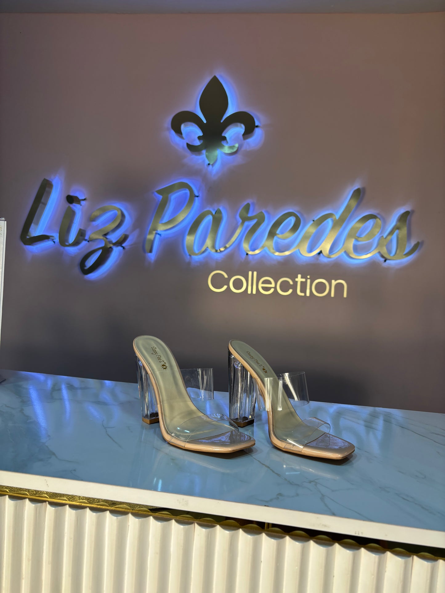 ZAPATILLAS TACON TRASPARENTE