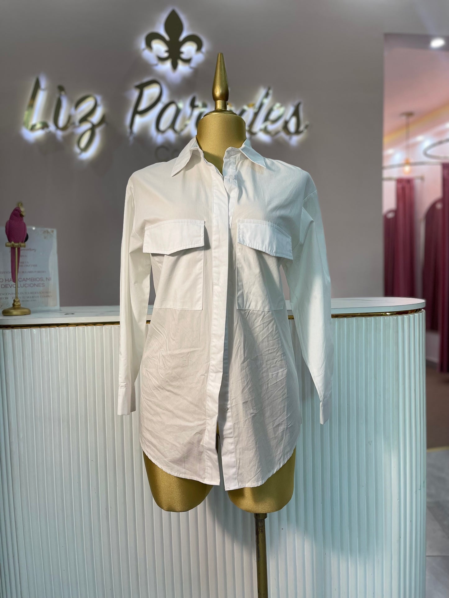 CAMISA OVERSIZE MANGA LARGA