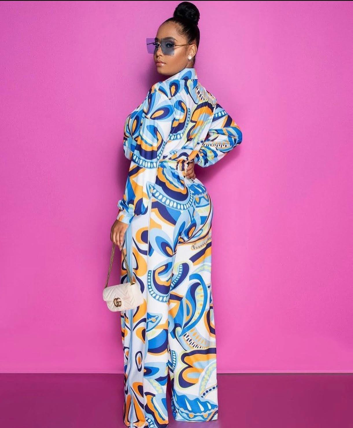 JUMPSUIT ESTAMPADO MANGA LARGA