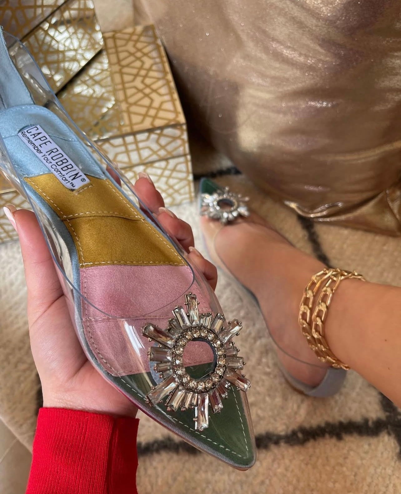 FLATS STILETTO TRANSPARENTE