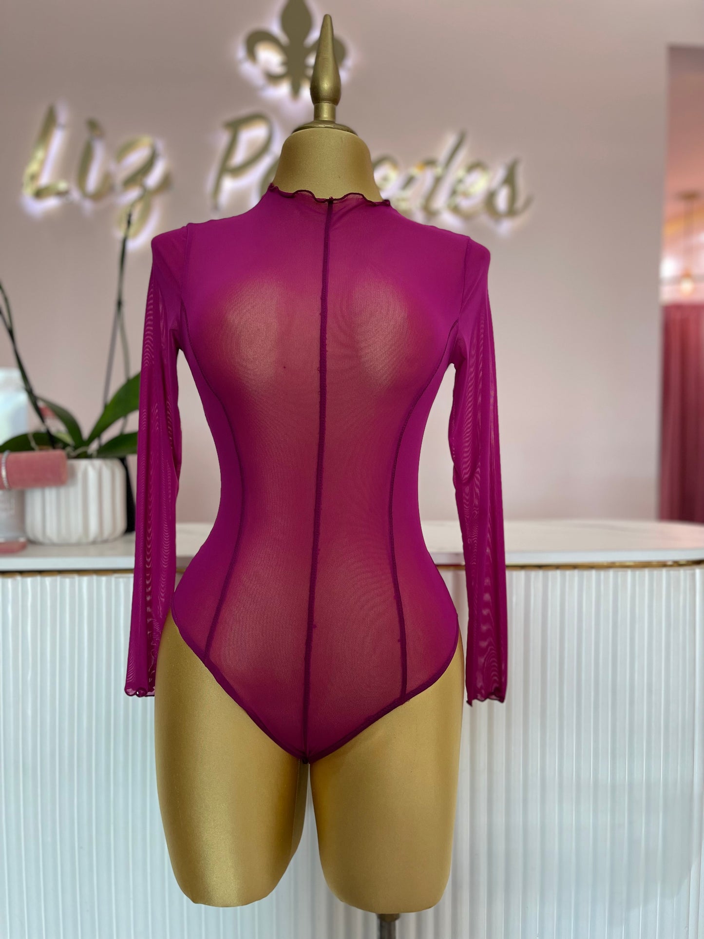 BODY COSTURAS MANGA LARGA