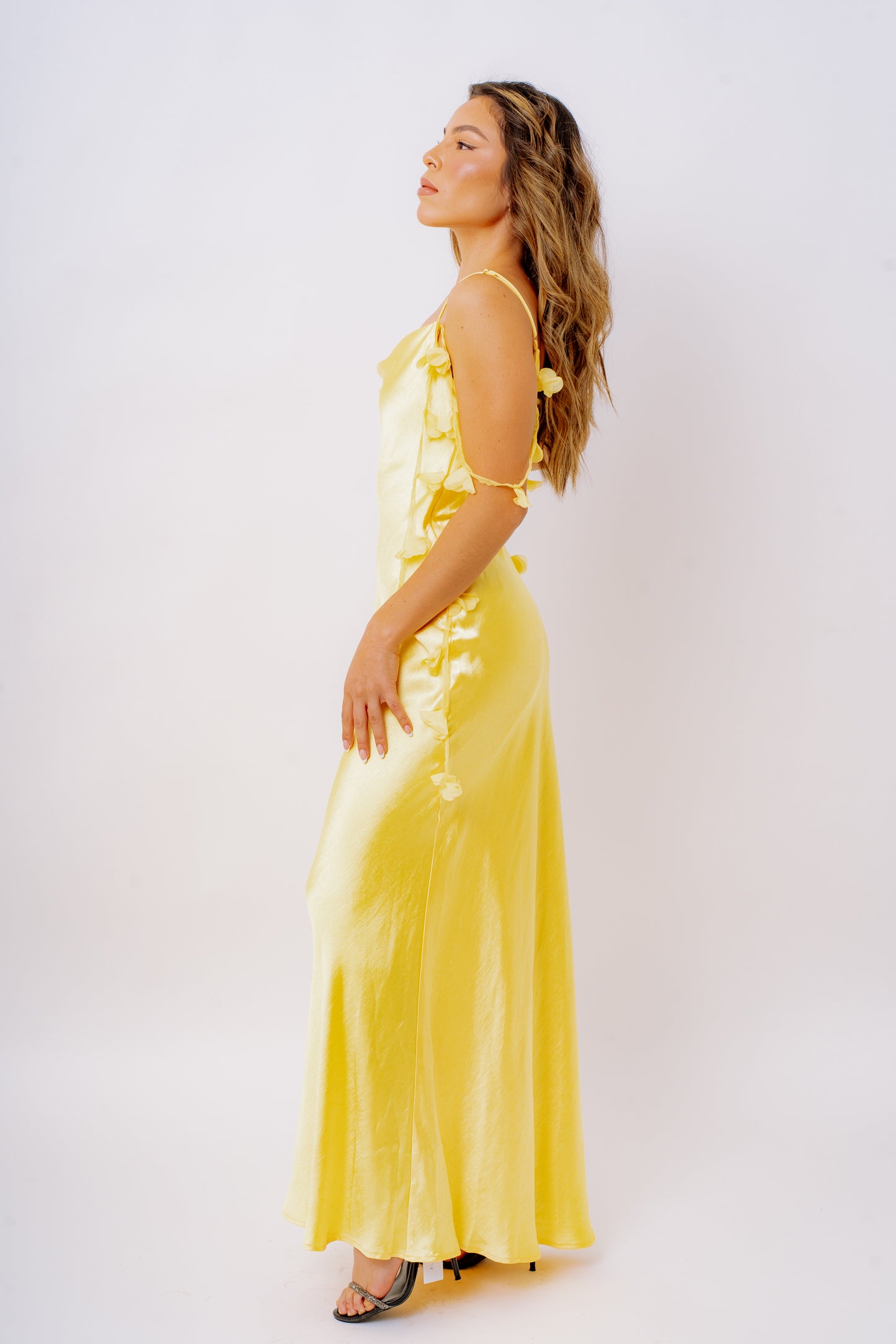 VESTIDO MAXI TIRANTE FLOR