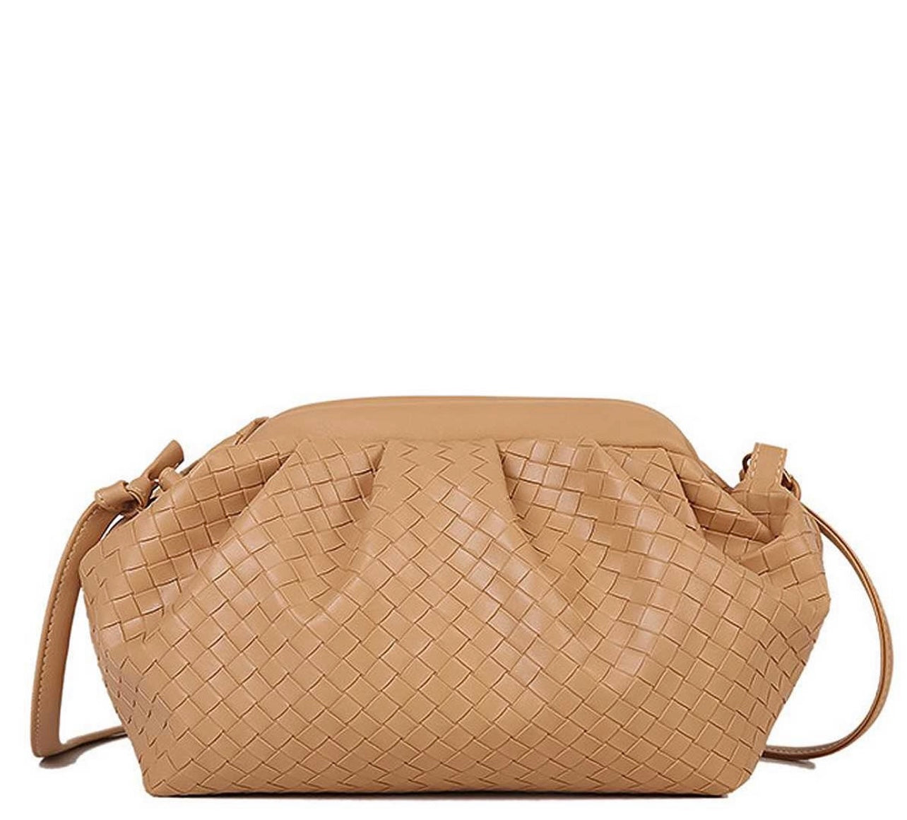 BOLSA CAFE TEXTURIZADA