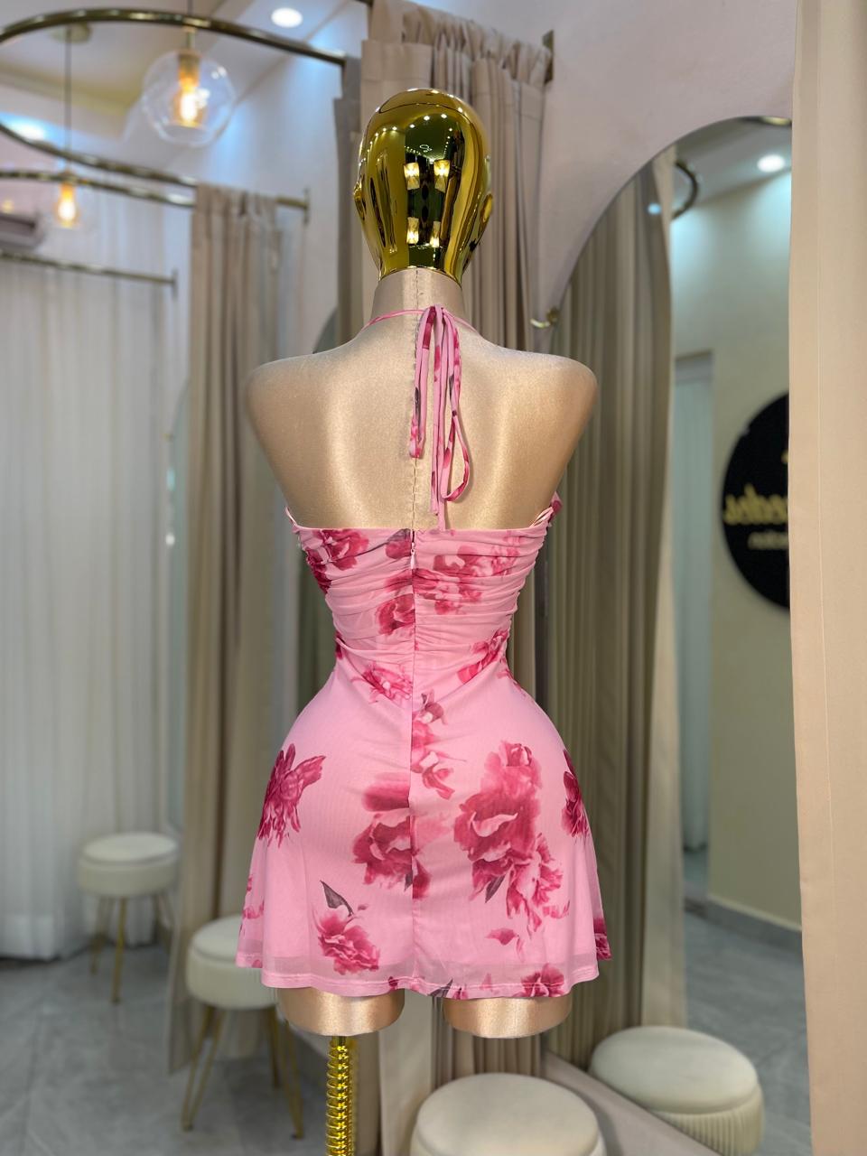 VESTIDO MINI EST FLORES