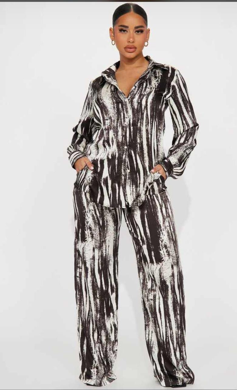 SET SATIN LENCERO BLANCO/NEGRO