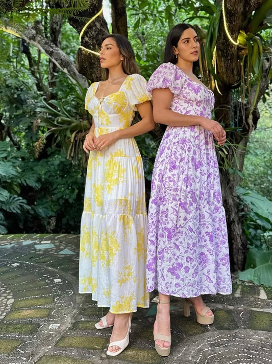 VESTIDO MAXI FLORAL
