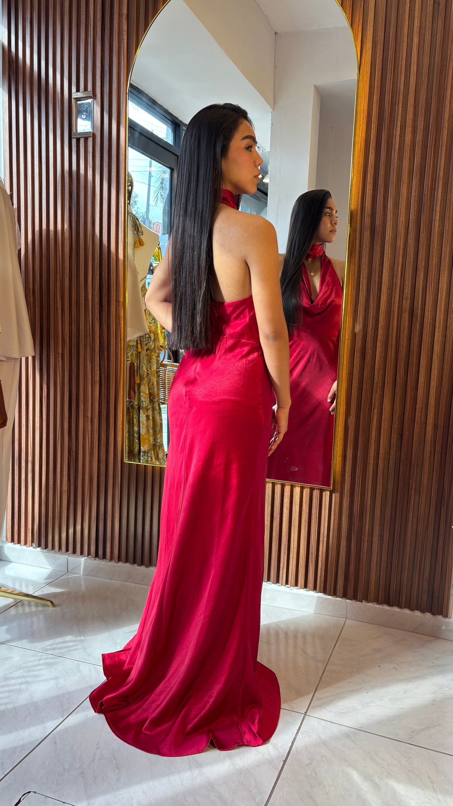 VESTIDO MAXI HALTER