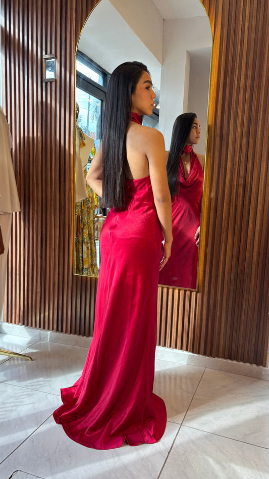 VESTIDO MAXI HALTER