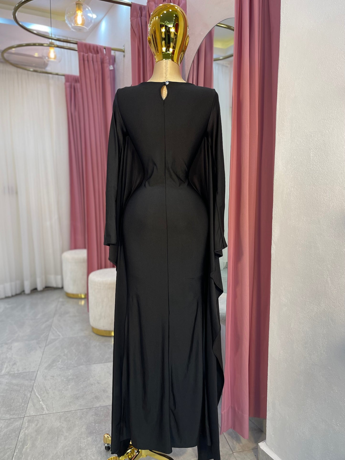VESTIDO MAXI NEGRO