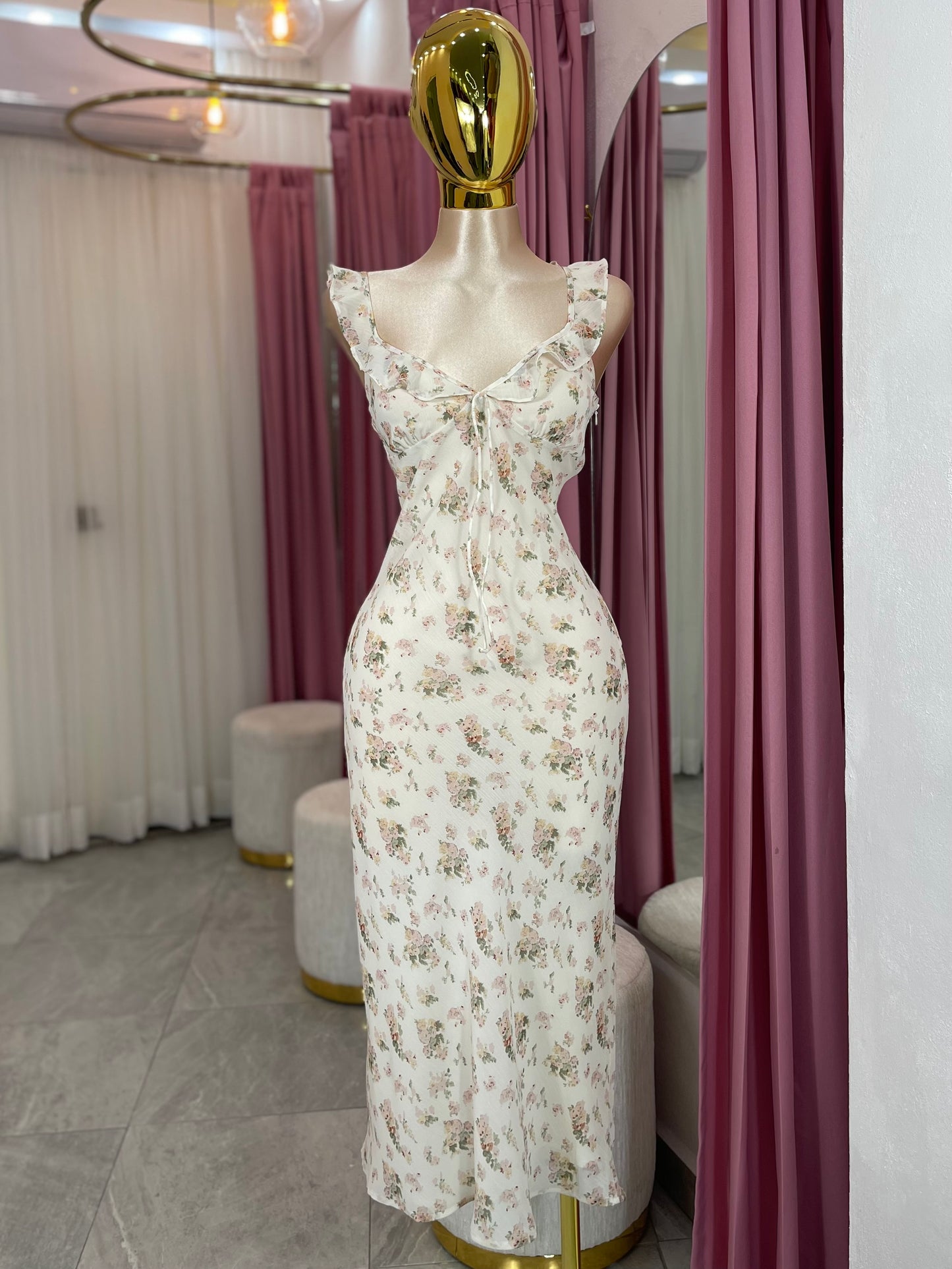 VESTIDO MIDI ESTAMPADO