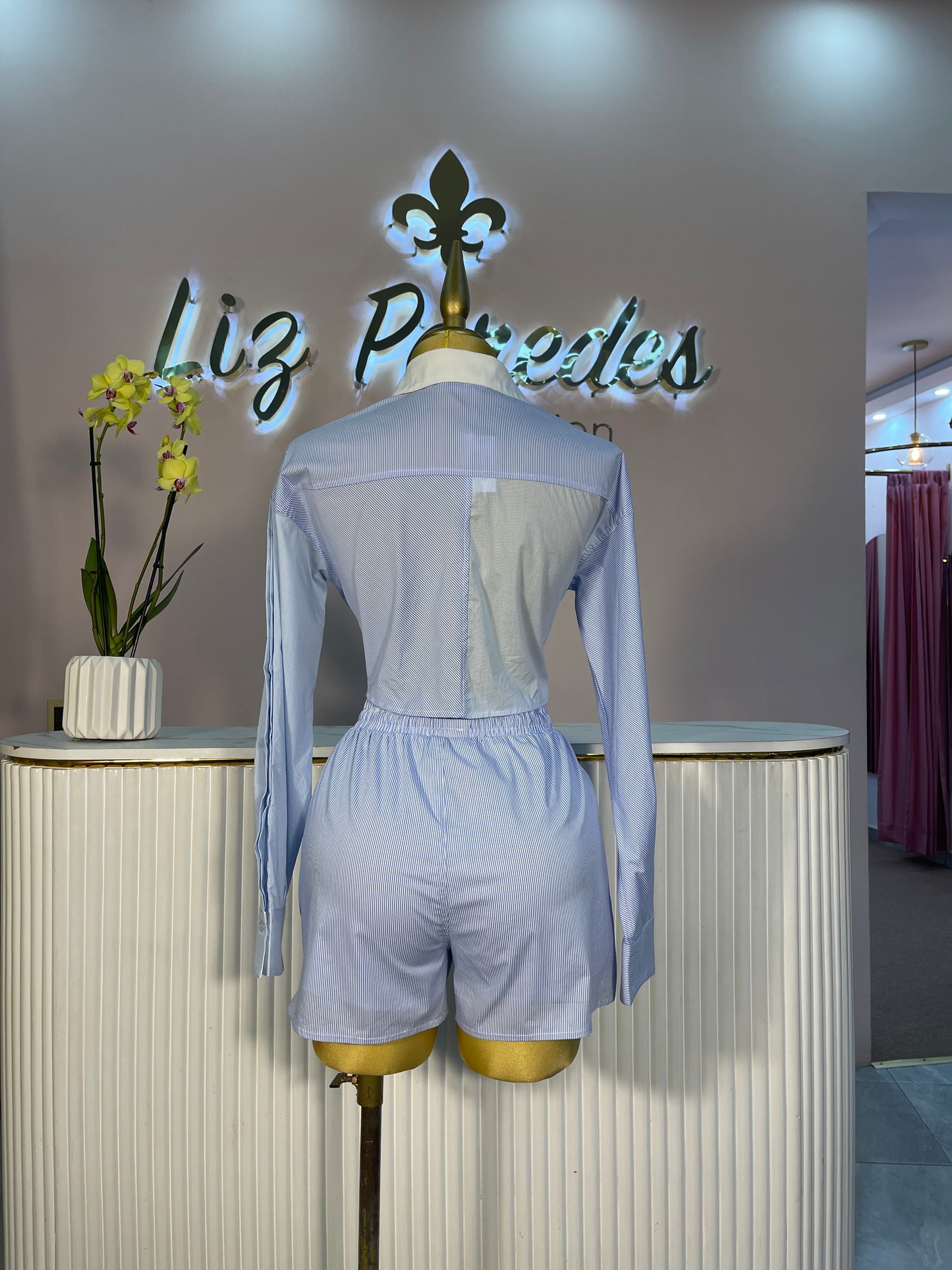 SET SHORT LENCERO LINEAS