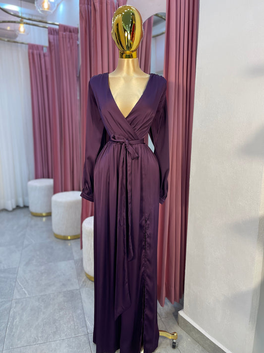 VESTIDO MAXI SATIN EXTRA