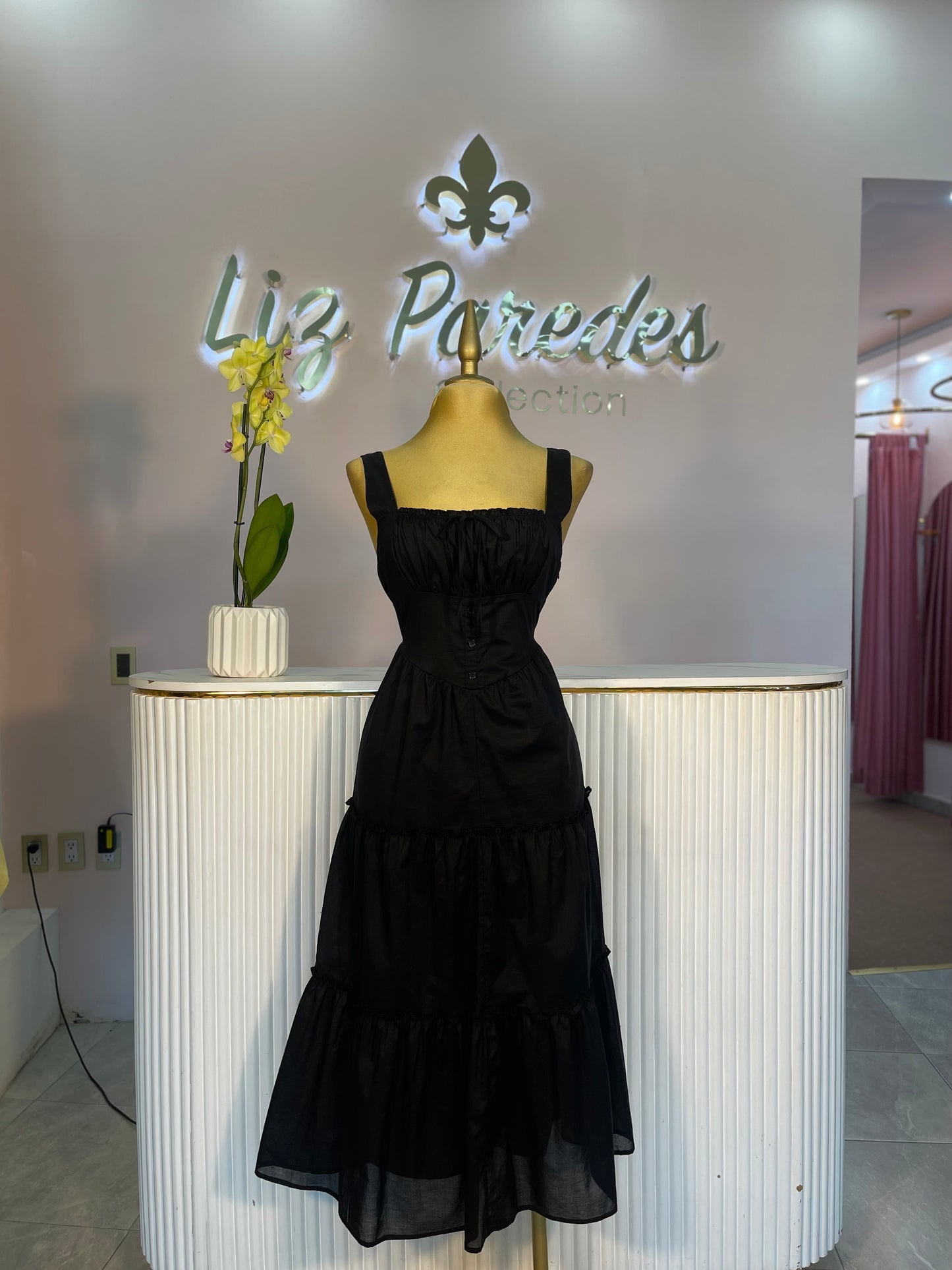 VESTIDO MAXI CAMPESINO CORSET