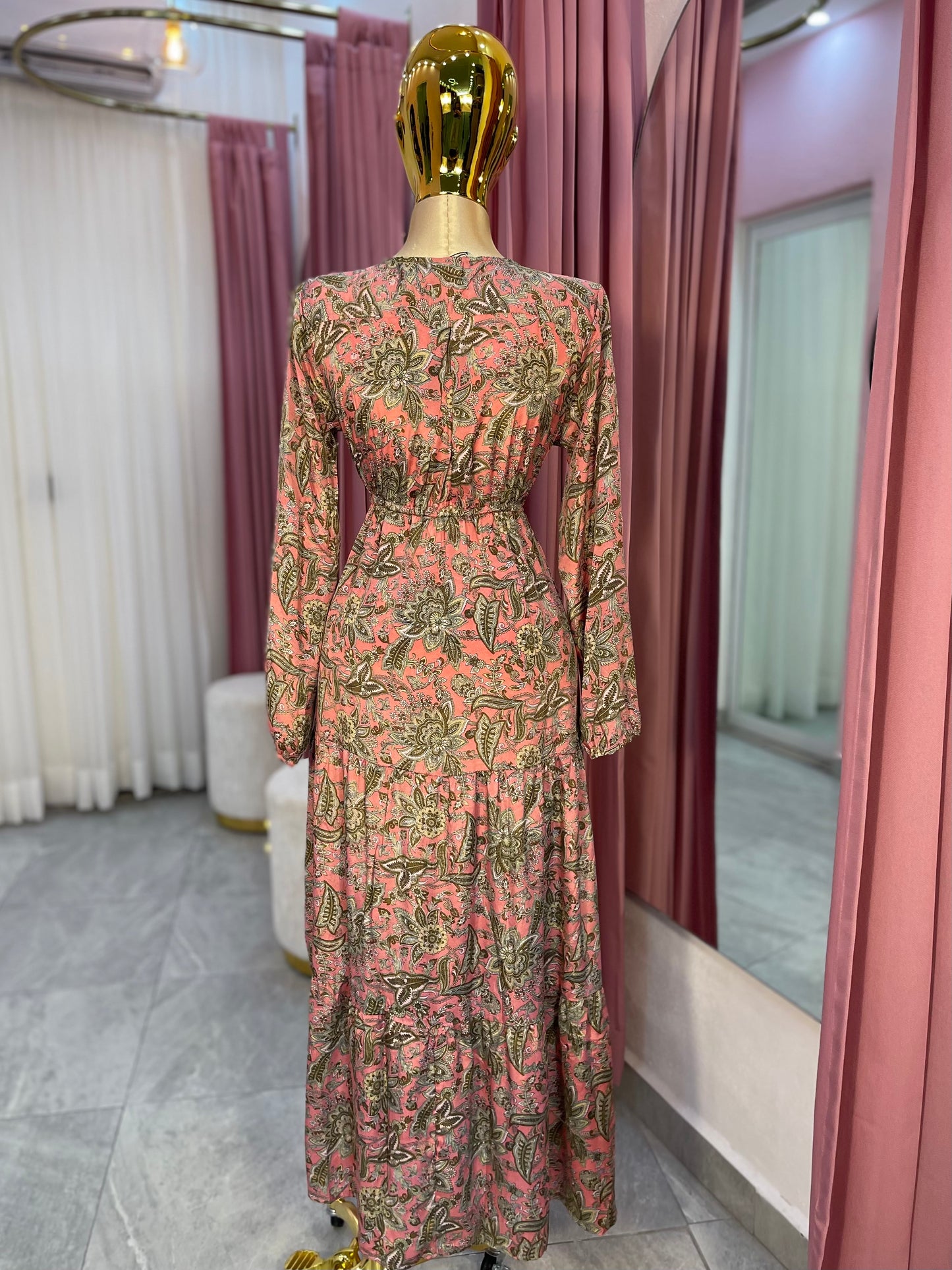 VESTIDOS HINDU MANGA LARGA