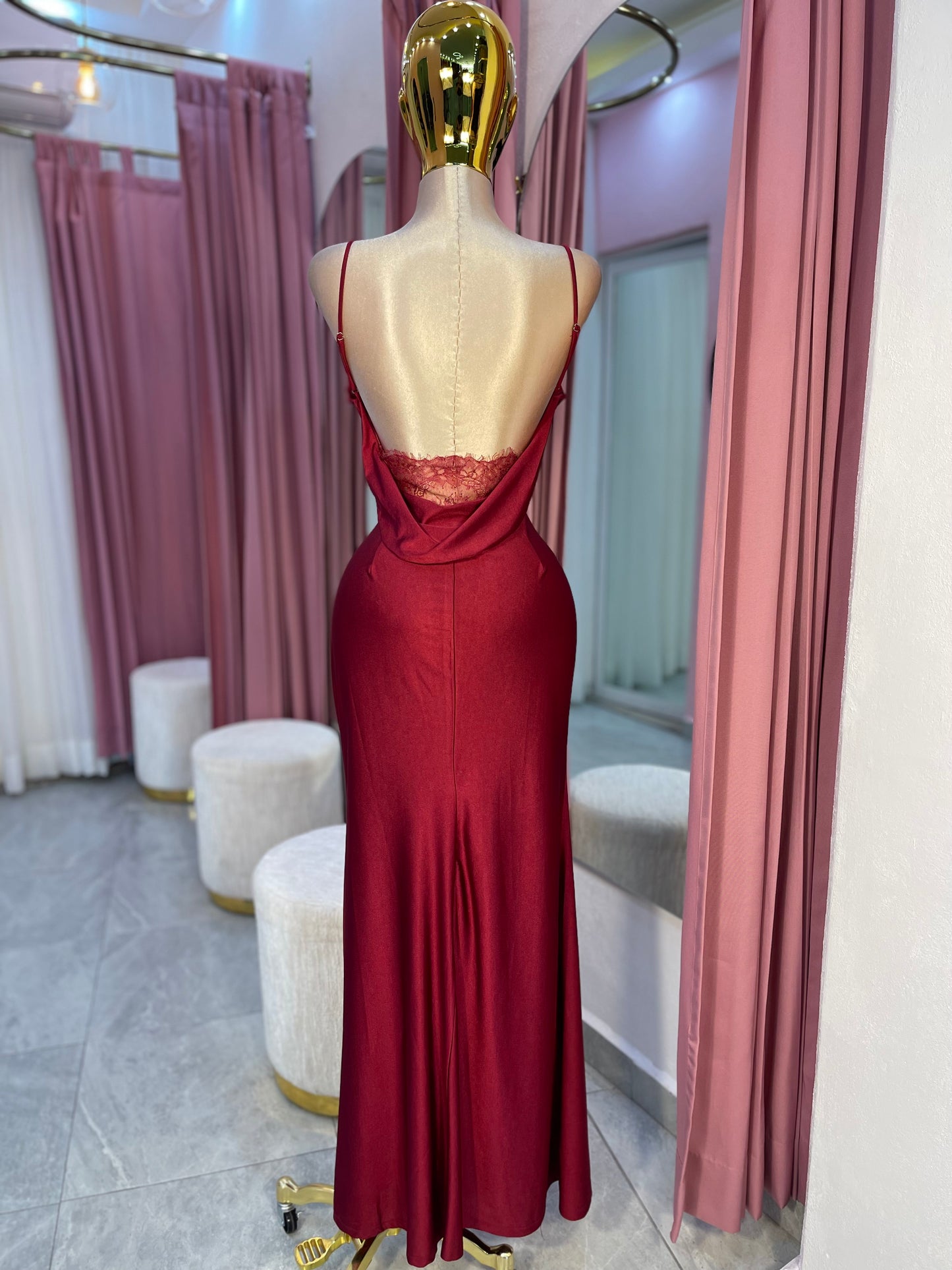 VESTIDO-MAXI TINTO