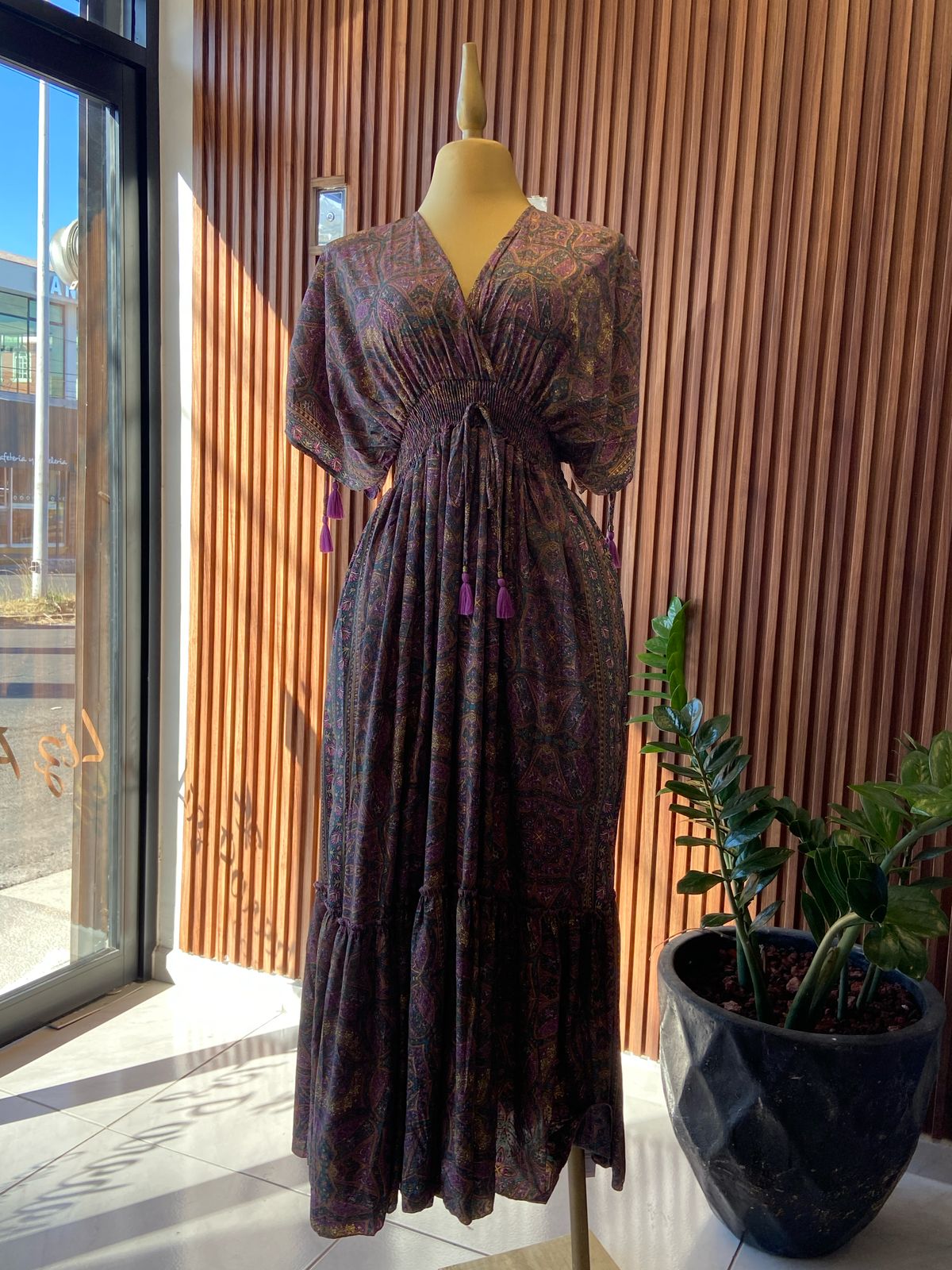 VESTIDOS HINDU RESORTE  CINTURA