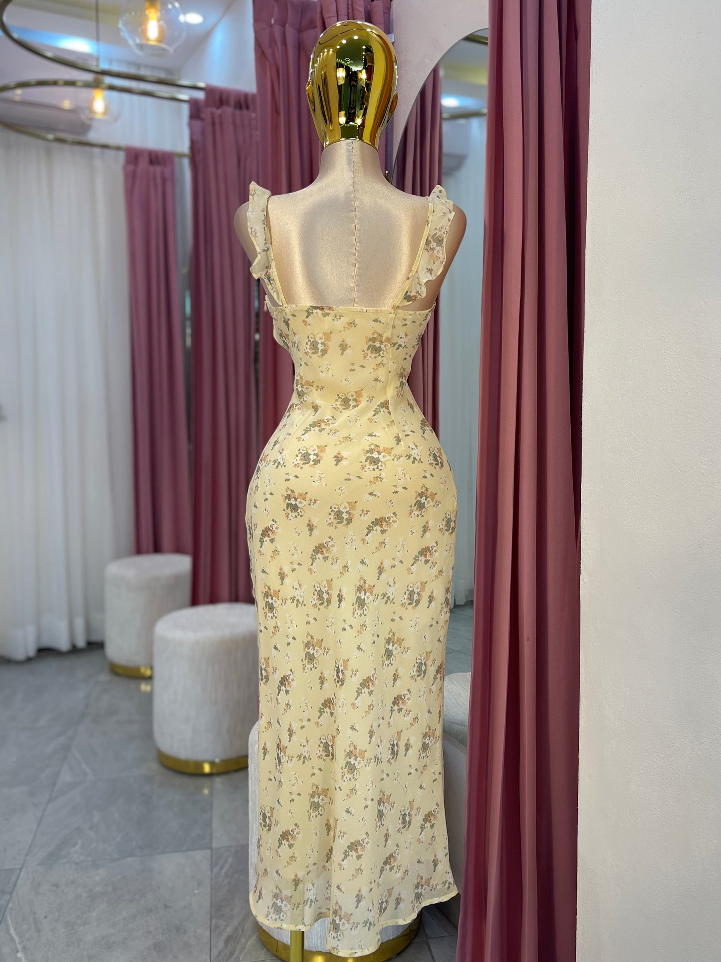 VESTIDO MIDI ESTAMPADO