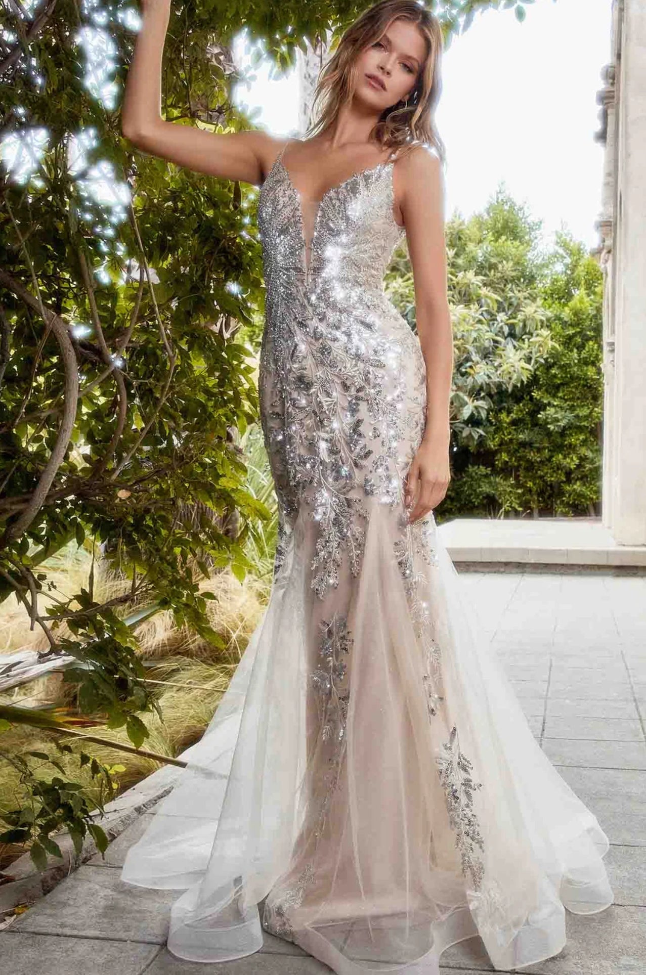 VESTIDO MAXI PLATINUM TIRANTE