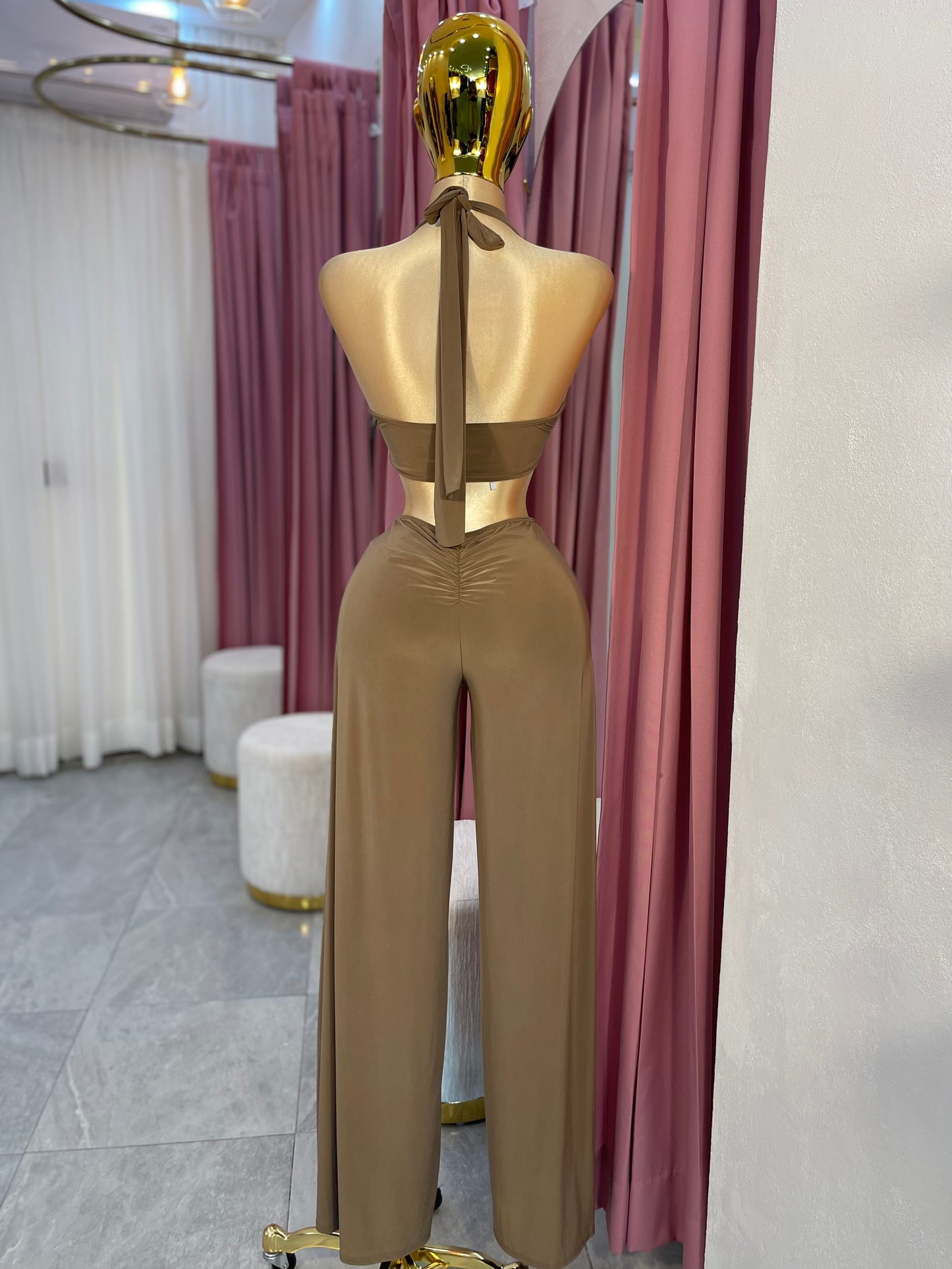 JUMPSUIT LICRA DORADA